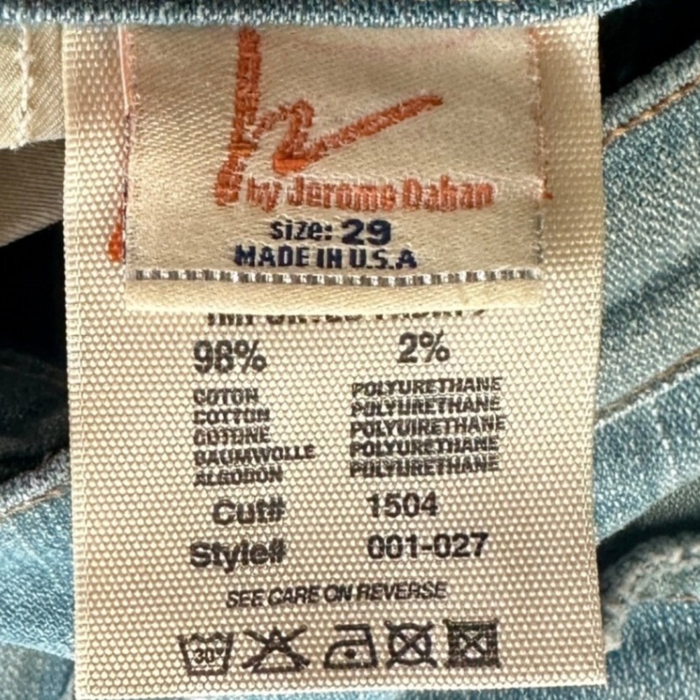 Citizens Of Humanity Jeans 29 Light Wash Kelly #001 Stretch Low Waist Bootcut - Picture 10 of 10